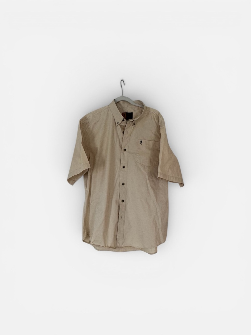 Browning Men's Short-Sleeve Button-Down Shirt - Tan